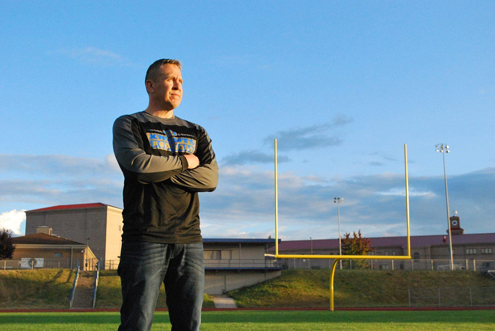 Joe Kennedy is seen in this undated photo. School officials at Bremerton High School in Washington state suspended, and later fired, the football coach because he prayed after football games. In a 6-3 ruling June 27, 2022, the Supreme Court said that the free exercise and free speech clauses of the First Amendment protected Kennedy's prayer time because he was an individual engaging in religious expression. (CNS/Courtesy of First Liberty Institute)